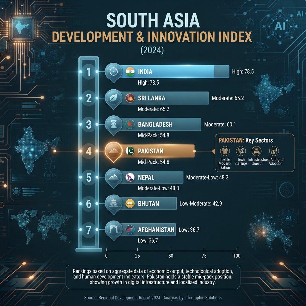 Pakistan's AI Readiness Ranking: Behind Its Neighbors