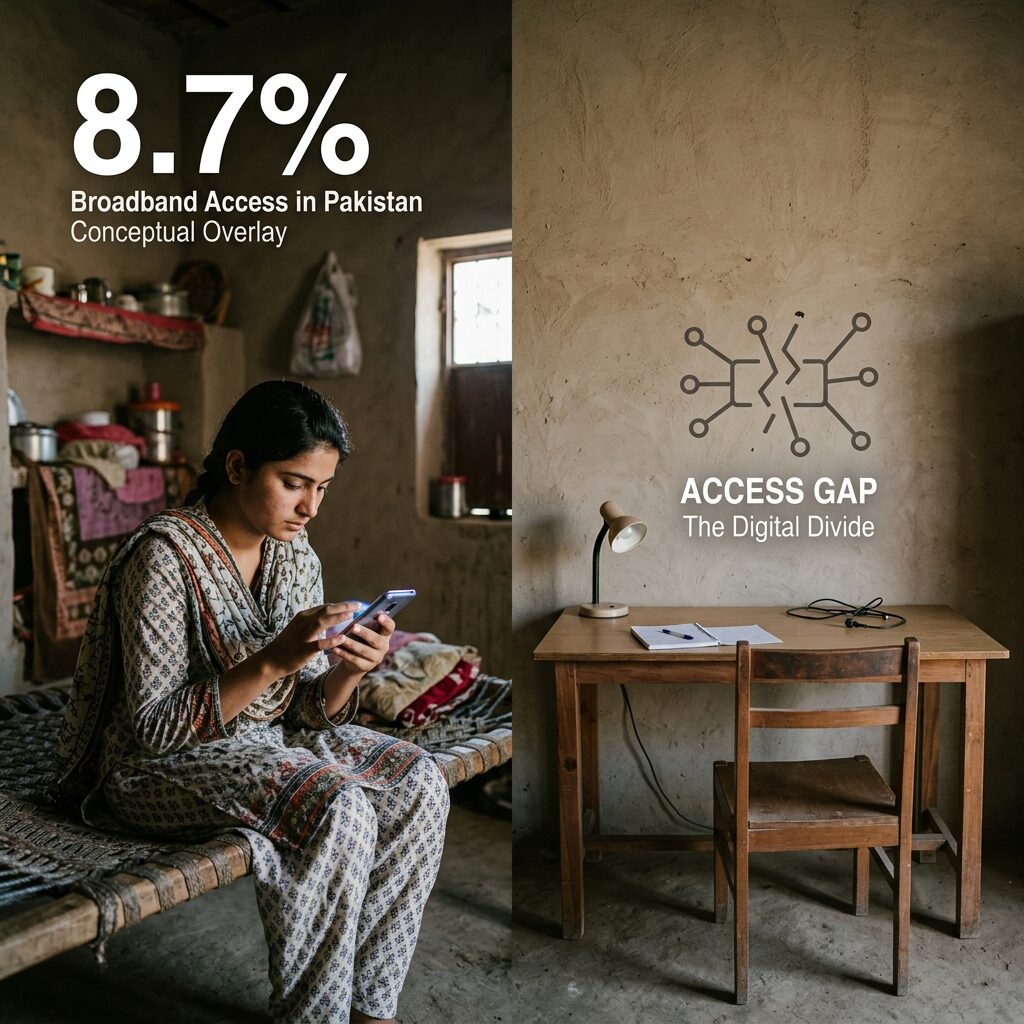 Only 8.7% of Pakistanis Own a Computer: The Real Gap