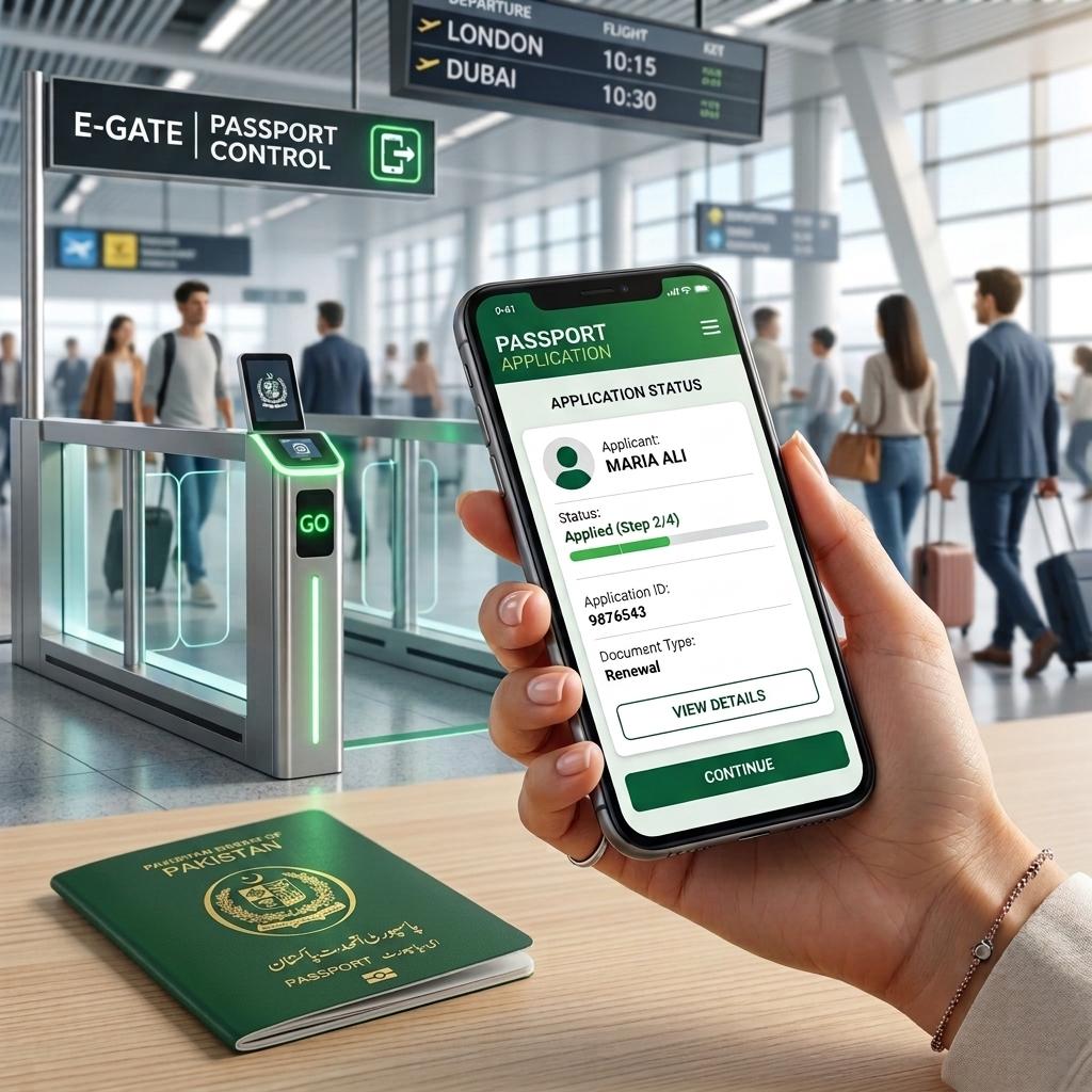 Pakistan's Digital E-Passport: Apply Online, Get It Home