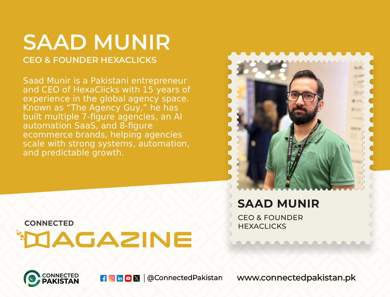 Saad Munir: "The Agency Guy" Scaling Global Agencies From Lahore